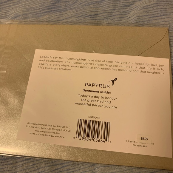 ⚡️5/$30⚡️Papyrus laser cut lettering, FD card - Picture 6 of 7